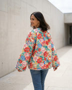 Marie Quilted Coat Sewing Pattern PDF | Beginner Layering Jacket XXS–XXL