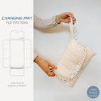 Travel Changing Mat PDF Sewing Pattern | Beginner Friendly