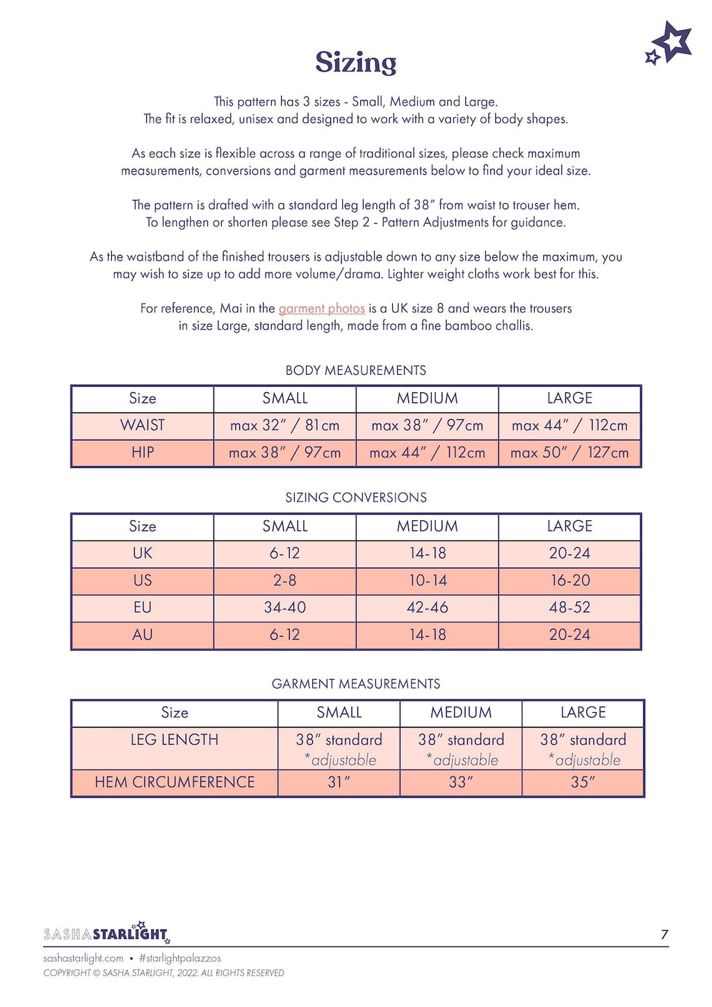 Palazzo Pants Sewing Pattern – Wide Leg Trousers PDF