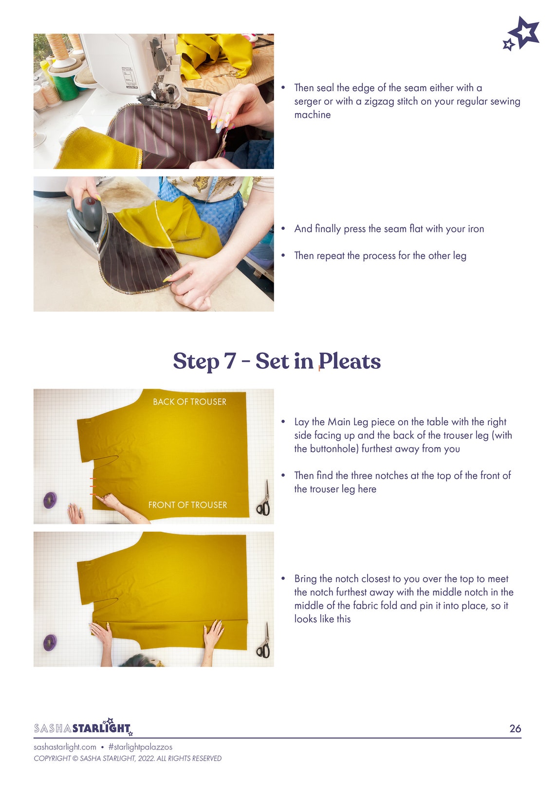 Palazzo Pants Sewing Pattern – Wide Leg Trousers PDF