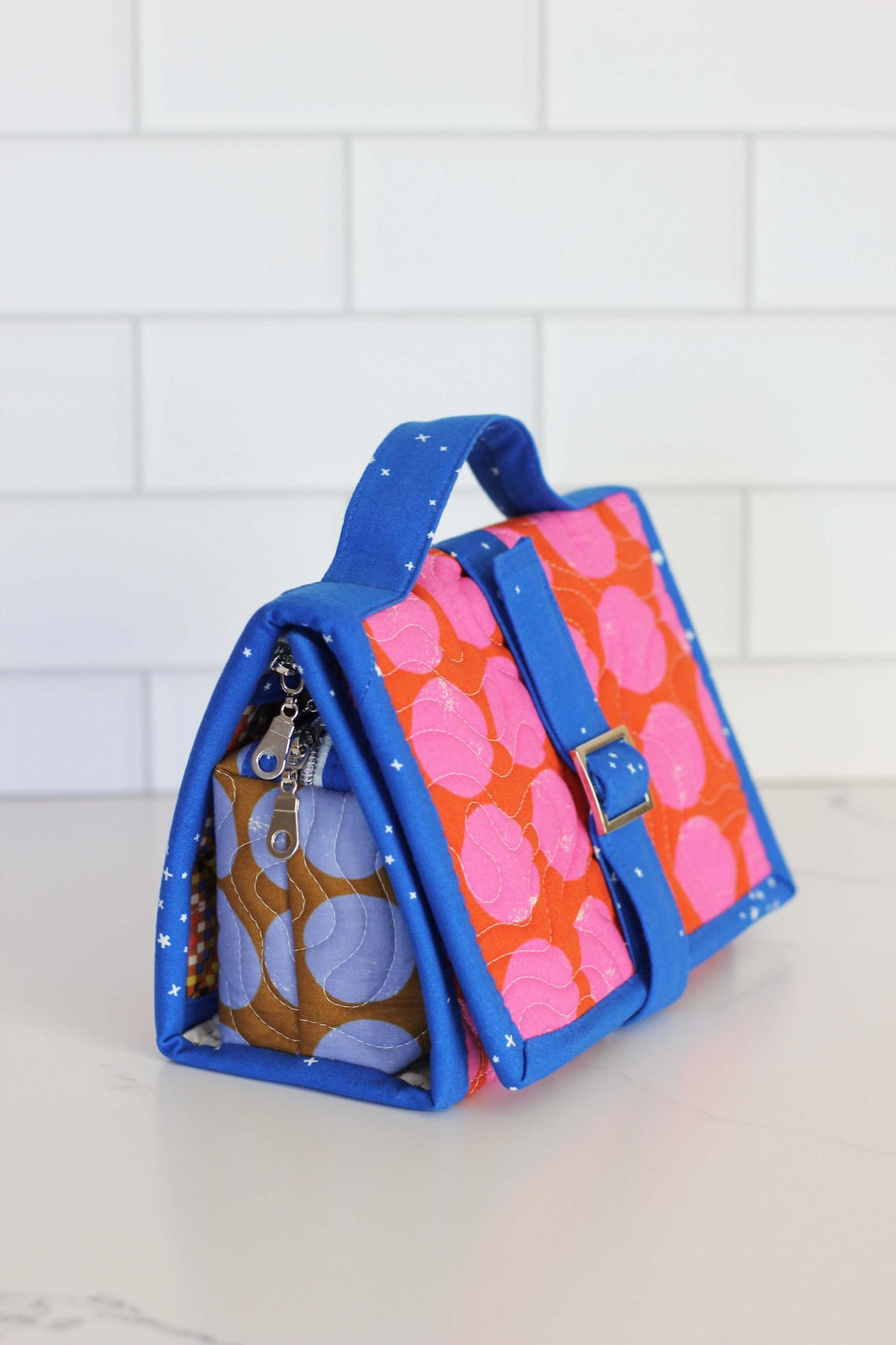 PDF Nightingale Zipper Case Pattern, Quilted Organizer Digital Download, Pattern in English Only