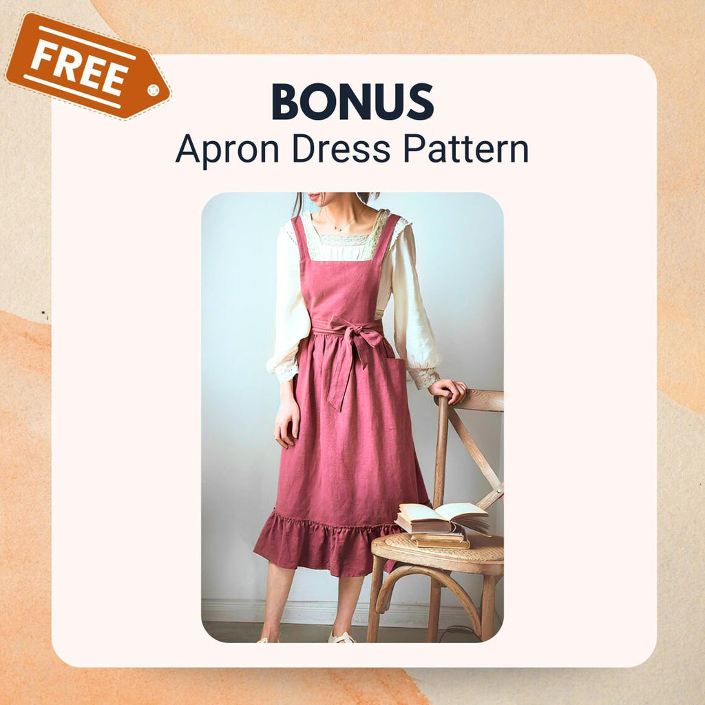 Tie Back Top Sewing Pattern PDF | Women’s Peplum Blouse & Summer Top