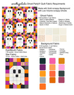 Ghost Party!!! Quilt PDF Pattern Download by woollypetals