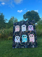 Ghost Party!!! Quilt PDF Pattern Download by woollypetals