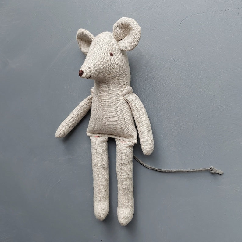 Small mouse sewing pattern: Mouse, dress, pants, vest PDF, English