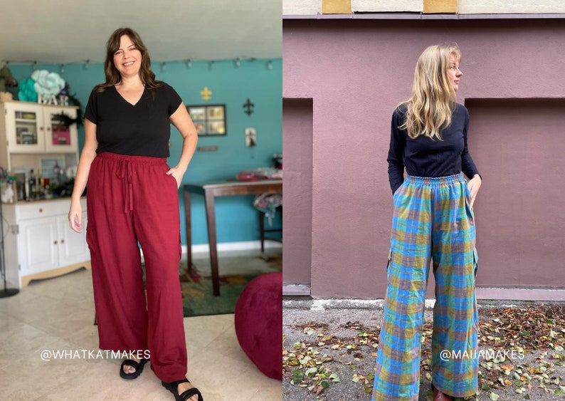 Lane Pants PDF Sewing Pattern | Size Inclusive 0-34 | Beginner Friendly