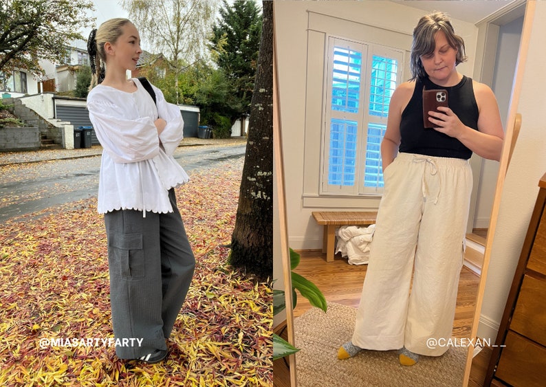Lane Pants PDF Sewing Pattern | Size Inclusive 0-34 | Beginner Friendly