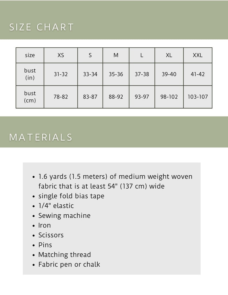 Puffed Sleeve Peplum Top Sewing Pattern: Front Tie Blouse (XS-XXL) (Digital Download)