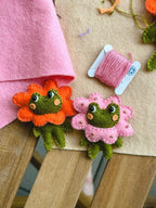 Felt Frog Sewing Pattern: Beginner Friendly Plushie DIY (PDF Pattern)