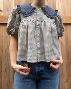 Blythe Babydoll Sewing Pattern: Collared Blouse & Dress (PDF Download, Bust 32"-46")