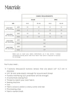 Blythe Babydoll Sewing Pattern: Collared Blouse & Dress (PDF Download, Bust 32"-46")