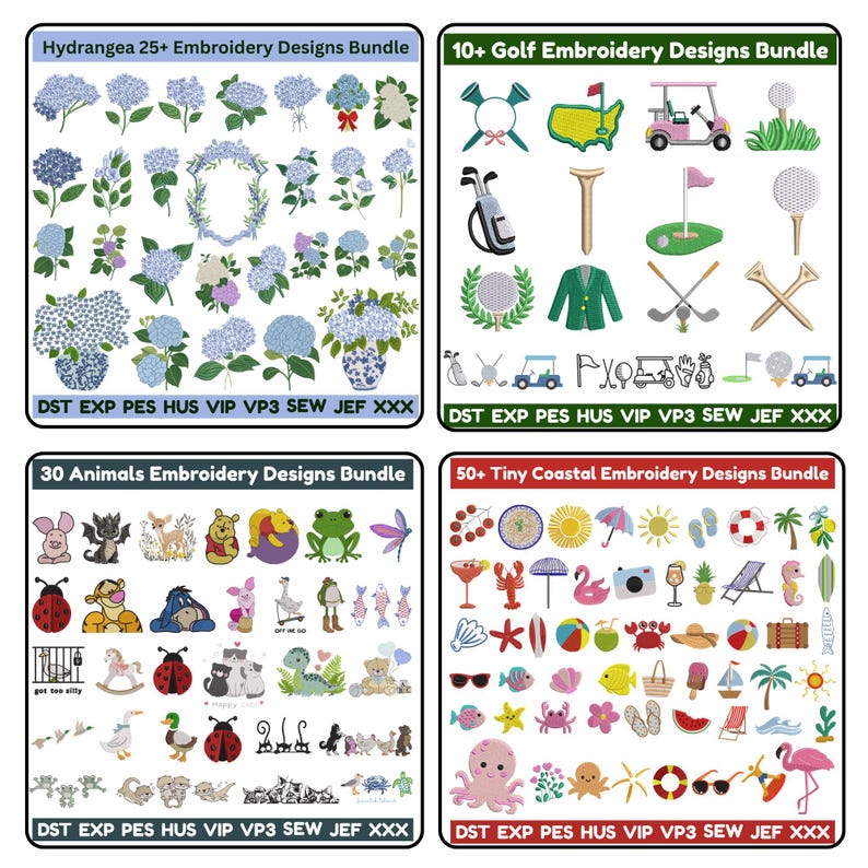 Mega Embroidery Design Bundle – 1000+ Digital Files