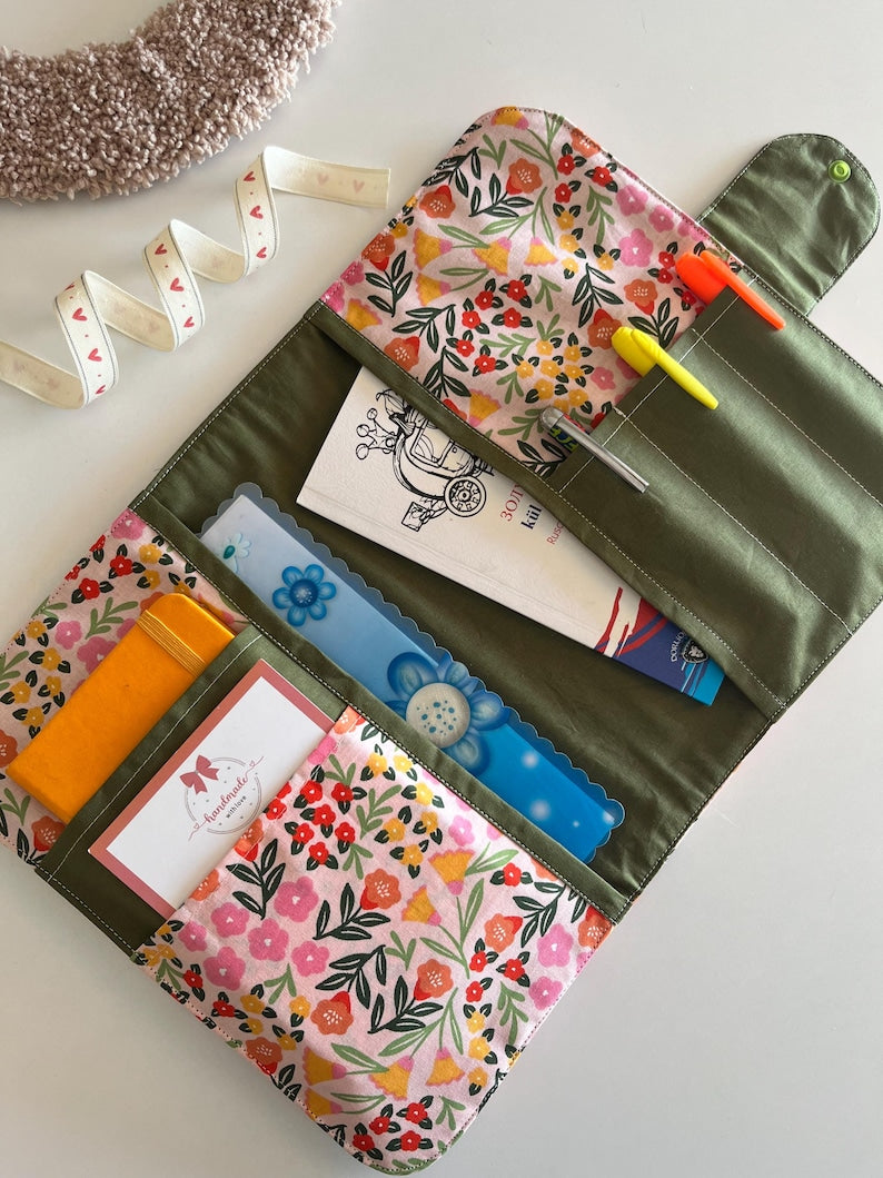 Utility Pouch Book Sleeve PDF Pattern