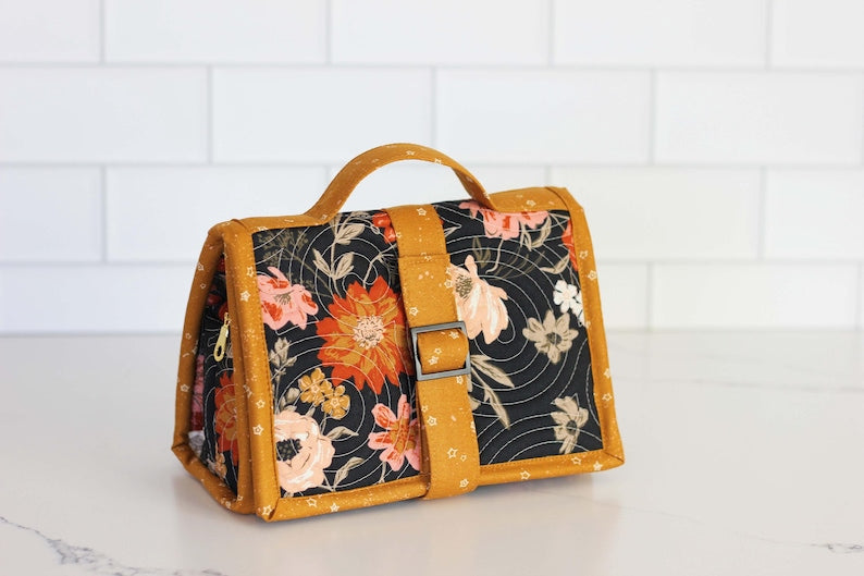 PDF Nightingale Zipper Case Pattern, Quilted Organizer Digital Download, Pattern in English Only