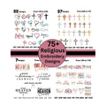 Religious Embroidery Design Bundle – Bible Verse & Scripture Christian Embroidery Designs with Dove, Cross, Bible & Church Motifs