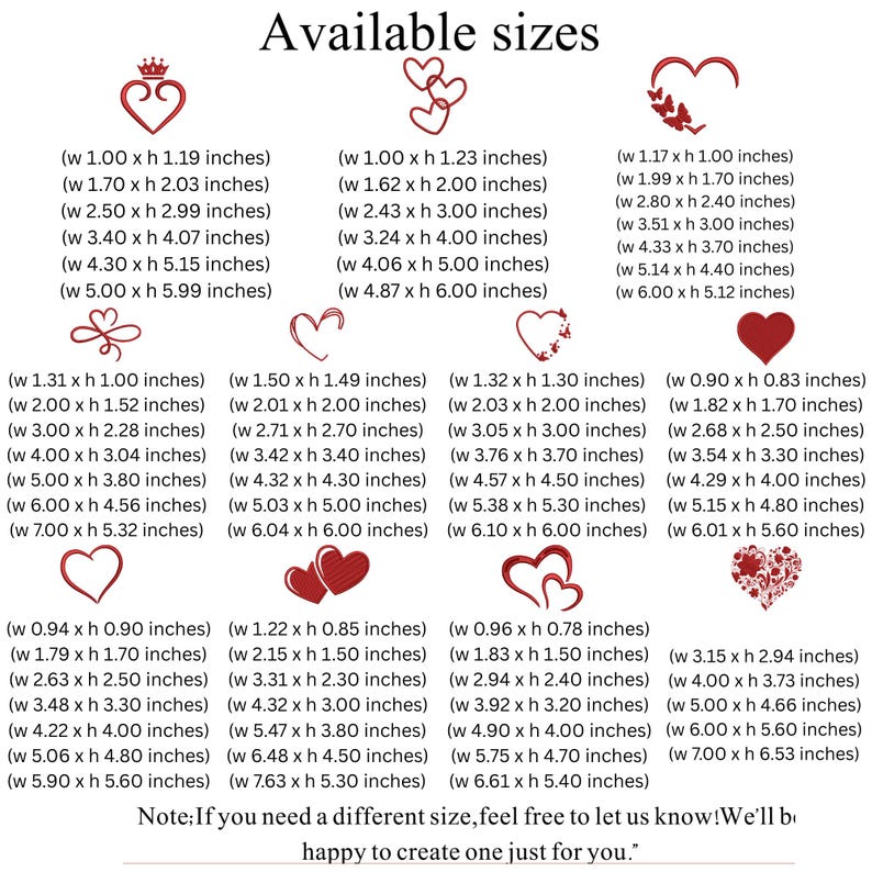 Hearts Embroidery Design Bundle | Mini Hearts Embroidery Pack