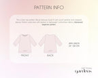 Linen Blouse Sewing Pattern – Women’s Top PDF for Woven Fabrics, Easy & Plus Size
