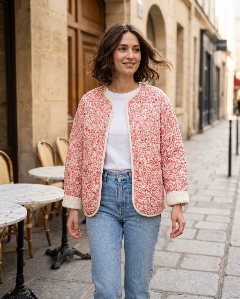 Quilted Jacket Sewing Pattern PDF | Julia Jacket Beginner Pattern XXS–5XL