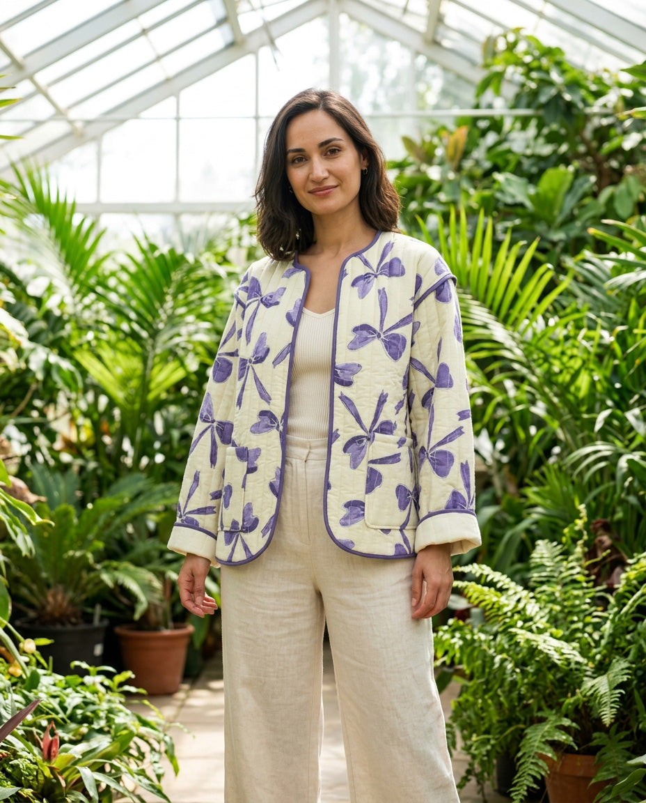 Quilted Jacket Sewing Pattern PDF | Julia Jacket Beginner Pattern XXS–5XL