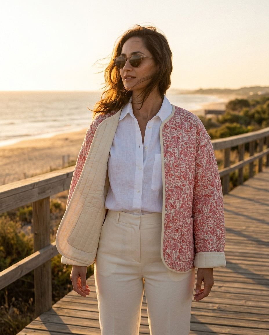 Quilted Jacket Sewing Pattern PDF | Julia Jacket Beginner Pattern XXS–5XL