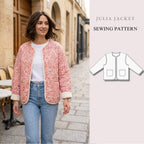 Quilted Jacket Sewing Pattern PDF | Julia Jacket Beginner Pattern XXS–5XL